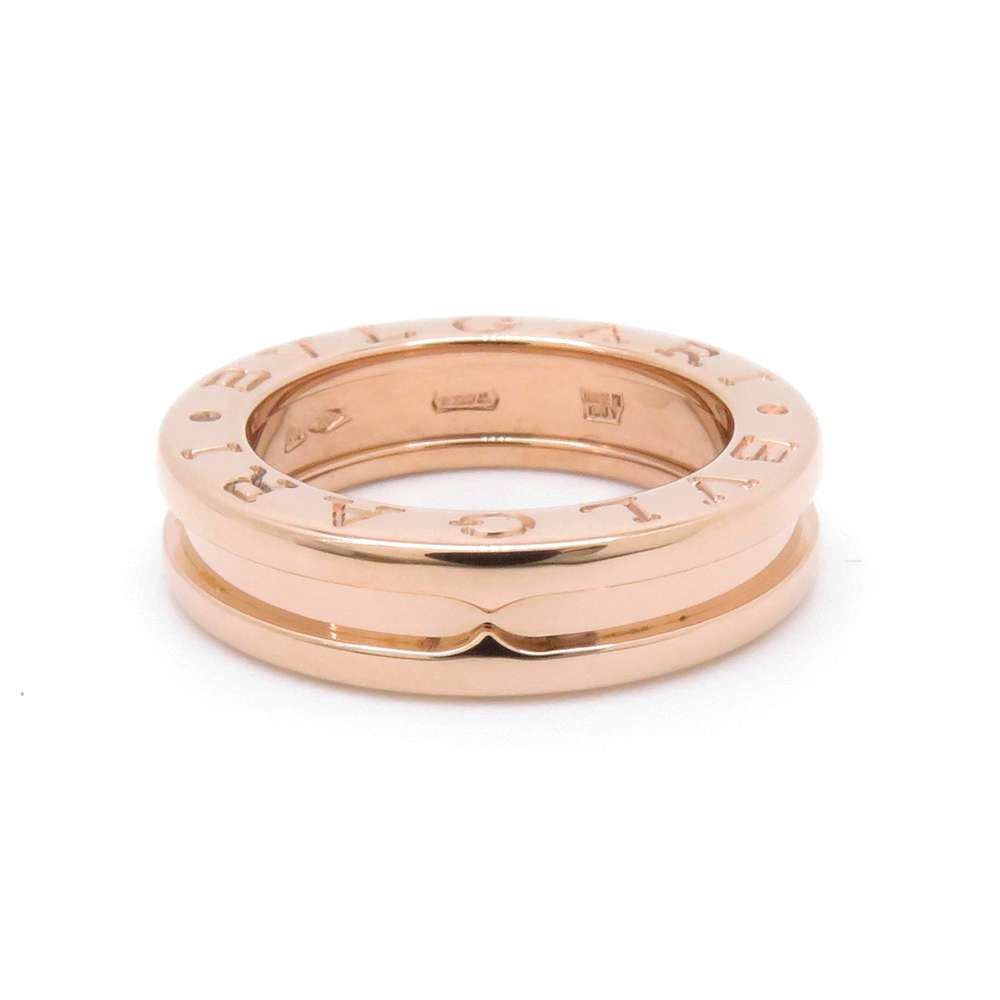 BVLGARI Ring B.Zero1 Size 45/#5 18K Pink Gold