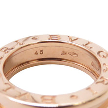 Load image into Gallery viewer, BVLGARI Ring B.Zero1 Size 45/#5 18K Pink Gold
