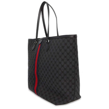 将图像加载到图库查看器中，BALENCIAGA The Hacker Tote Bag Gucci collaboration Black 680127 Canvas Leather Size Large
