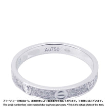 将图像加载到图库查看器中，CARTIER Love Ring Small Model Diamond Size 47 B4218247 18K White Gold
