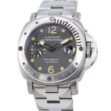 Load image into Gallery viewer, PANERAI Luminor Submersible W44mm TI Stainless Steel Gray Dial PAM00106
