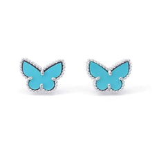 将图像加载到图库查看器中，Van Cleef &amp; Arpels Sweet Alhambra Earrings Papillon VCARN5JN00 18K White Gold
