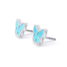 Load image into Gallery viewer, Van Cleef &amp; Arpels Sweet Alhambra Earrings Papillon VCARN5JN00 18K White Gold
