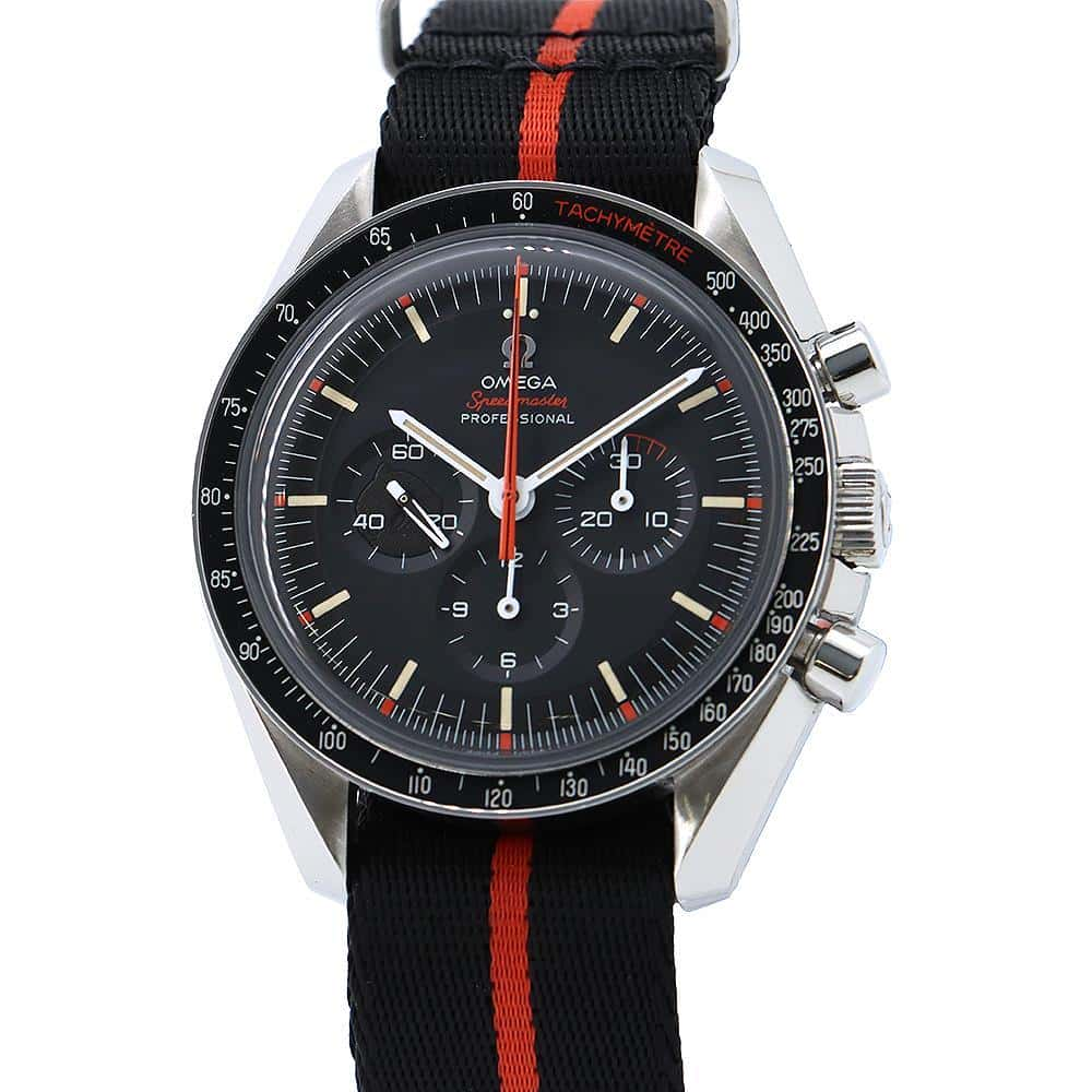 OMEGA Speedmaster Ultraman W42mm Stainless Steel NATO Black Dial 311.12.42.30.01.001