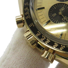 将图像加载到图库查看器中，OMEGA Speedmaster Moonwatch Professional W42mm 18K Moonshine Gold Rubber Gold Dial 310.62.42.50.99.001
