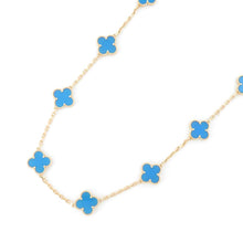 将图像加载到图库查看器中，Van Cleef &amp; Arpels Vintage Alhambra Necklace 10 Motifs VCARP34800 18K Yellow Gold
