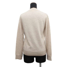 将图像加载到图库查看器中，HERMES H-lift long sleeve knit sweater Size 38 Beige Cashmere100%
