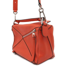 Load image into Gallery viewer, LOEWE Puzzle bag Orange Leather Size Small
