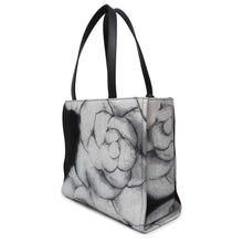 Load image into Gallery viewer, CHANEL Camellia Tote Bag Black/Gray A91421 Canvas Size Medium
