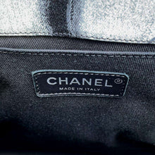 Load image into Gallery viewer, CHANEL Camellia Tote Bag Black/Gray A91421 Canvas Size Medium
