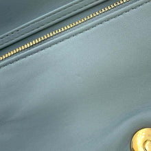 将图像加载到图库查看器中，Dior Macrocannage Caro ChainShoulder Bag CloudBlue S5135UNGX Calf Leather Size Mini
