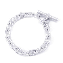 将图像加载到图库查看器中，HERMES Chaine d&#39;Ancre Bracelet 17 frames Size MM SV925
