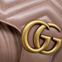 Load image into Gallery viewer, GUCCI GG MarmontQuilted ChainShoulder Jasmin Flower 443497 Leather
