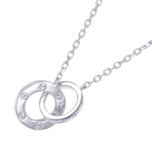 Load image into Gallery viewer, CARTIER Love Shape Pavé Diamond Necklace B7216300 18K White Gold
