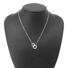 将图像加载到图库查看器中，CARTIER Love Shape Pavé Diamond Necklace B7216300 18K White Gold
