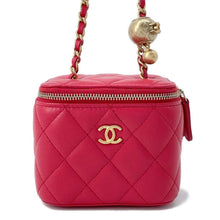 将图像加载到图库查看器中，CHANEL Matelasse Vanity ChainShoulder Bag Red AP1447 Lambskin
