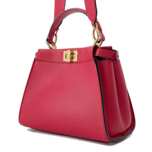 将图像加载到图库查看器中，FENDI Peekaboo Red 8BN244 Leather Size Mini
