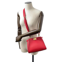 Load image into Gallery viewer, FENDI Peekaboo Red 8BN244 Leather Size Mini
