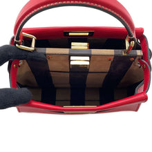 Load image into Gallery viewer, FENDI Peekaboo Red 8BN244 Leather Size Mini
