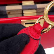 Load image into Gallery viewer, FENDI Peekaboo Red 8BN244 Leather Size Mini
