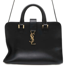 Load image into Gallery viewer, SAINT LAURENT PARIS Cabas 2WAY Handbag Black 472469 Leather
