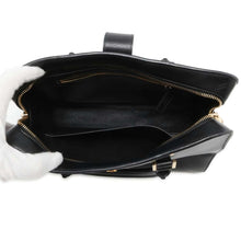 Load image into Gallery viewer, SAINT LAURENT PARIS Cabas 2WAY Handbag Black 472469 Leather
