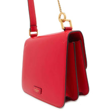 将图像加载到图库查看器中，Valentino Garavani V sling Shoulder Bag Red Leather
