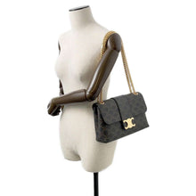 Load image into Gallery viewer, CELINE Triomphe Victoire Shoulder Bag Tan 115852FRH.04LU PVC Coated Canvas
