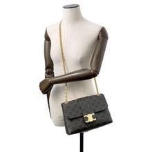 Load image into Gallery viewer, CELINE Triomphe Victoire Shoulder Bag Tan 115852FRH.04LU PVC Coated Canvas
