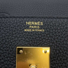 将图像加载到图库查看器中，HERMES Birkin Blue Ocean Togo Leather Size 30
