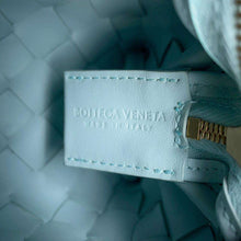 将图像加载到图库查看器中，Bottega Veneta candy loop camera bag Pale Blue 730832 Lambskin Size Candy
