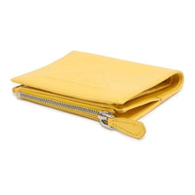 将图像加载到图库查看器中，PRADA Compact wallet Yellow 1ML050 Leather
