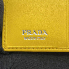 将图像加载到图库查看器中，PRADA Compact wallet Yellow 1ML050 Leather
