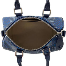 Load image into Gallery viewer, LOUIS VUITTON Speedy Bandouliere Blue N40691 Damier Heritage Size 25
