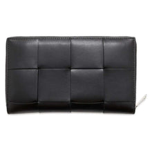 将图像加载到图库查看器中，Bottega Veneta Cassette zip-around wallet Black 649607 Leather
