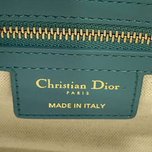 将图像加载到图库查看器中，Dior Dior Vibe 2way Handbag White/Turquise Blue M6209OOBR Leather
