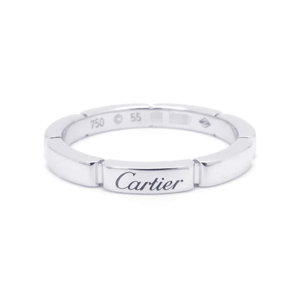 CARTIER Mayon PANTHERE Ring Size 55 B4083500 18K White Gold