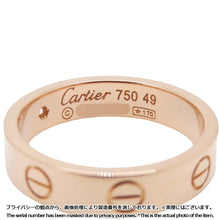 将图像加载到图库查看器中，CARTIER Mini Love Ring 1PD Size 49/#9 B4050700 18K Pink Gold
