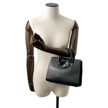 Load image into Gallery viewer, JIMMY CHOO Riley 2wayBag Black Leather
