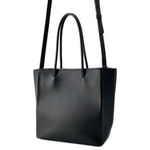 将图像加载到图库查看器中，BALENCIAGA Shopping tote Black 597858 Leather Size XXS
