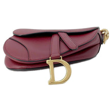 将图像加载到图库查看器中，Dior Saddle bag Red M0447CWVG Leather Size Mini
