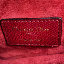 将图像加载到图库查看器中，Dior Saddle bag Red M0447CWVG Leather Size Mini
