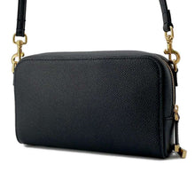 将图像加载到图库查看器中，Dior Calo Double Pouch Shoulder Bag Black S7431UBAE Leather
