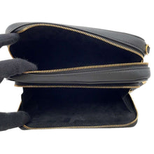 将图像加载到图库查看器中，Dior Calo Double Pouch Shoulder Bag Black S7431UBAE Leather
