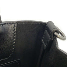 将图像加载到图库查看器中，FENDI 2way Shopping Tote Black 7VA512 Leather
