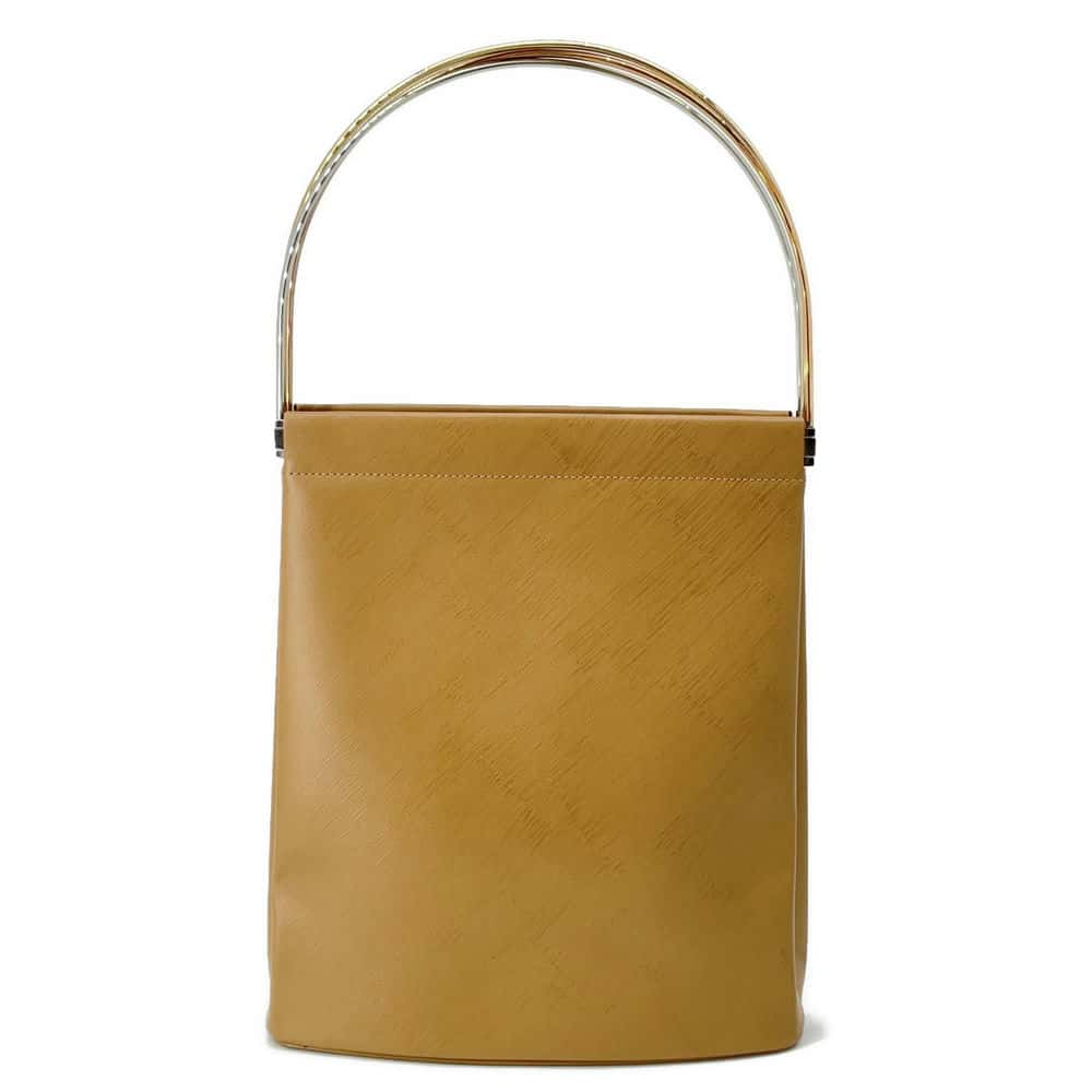 CARTIER Trinity Handbag Beige Leather