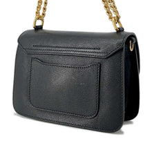 将图像加载到图库查看器中，Chloe Millie ChainShoulder Bag Black Leather Size Small
