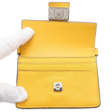 将图像加载到图库查看器中，FENDI Flat Bucket Shoulder Bag Yellow 7M0311 Leather
