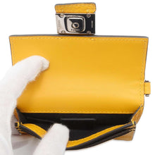 Load image into Gallery viewer, FENDI Flat Bucket Shoulder Bag Yellow7M0311 Leather
