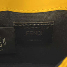 将图像加载到图库查看器中，FENDI Flat Bucket Shoulder Bag Yellow 7M0311 Leather
